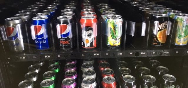 Does reducing unhealthier options or increasing healthier options increase healthier selections from vending machines?